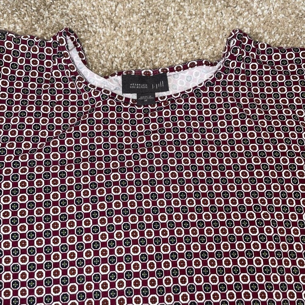 J. Jill Wherever collection set of 2 women's tunic tops geometric floral SZ MD - Picture 7 of 8